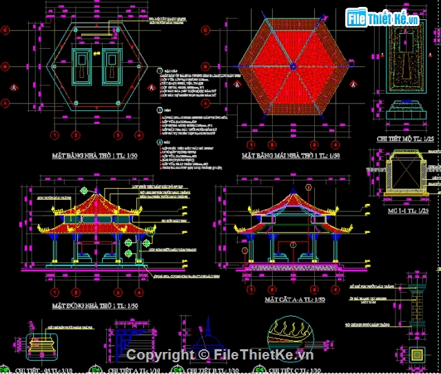 File cad,khu lăng mộ,mộ dòng họ,kiến trúc lăng mộ